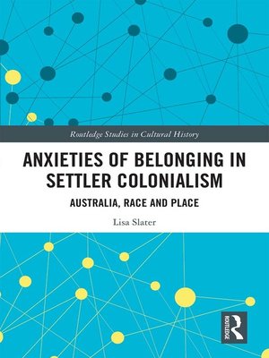 cover image of Anxieties of Belonging in Settler Colonialism